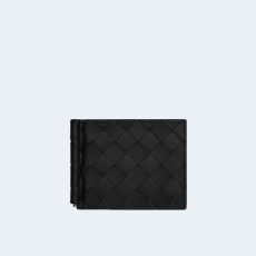 보테가 베네타 인트레치아토 머니클립 블랙